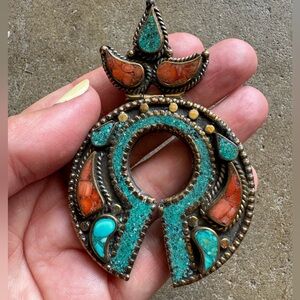 Handmade Nepalese pendant for  necklace